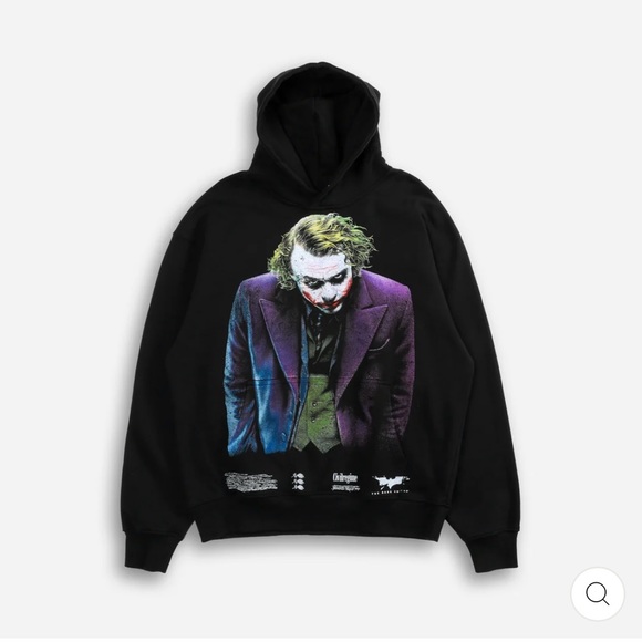 CIVIL REGIME X DARC SPORT X BATMAN X HEATH LEDGER THE JOKER HOODIE - Picture 2 of 8